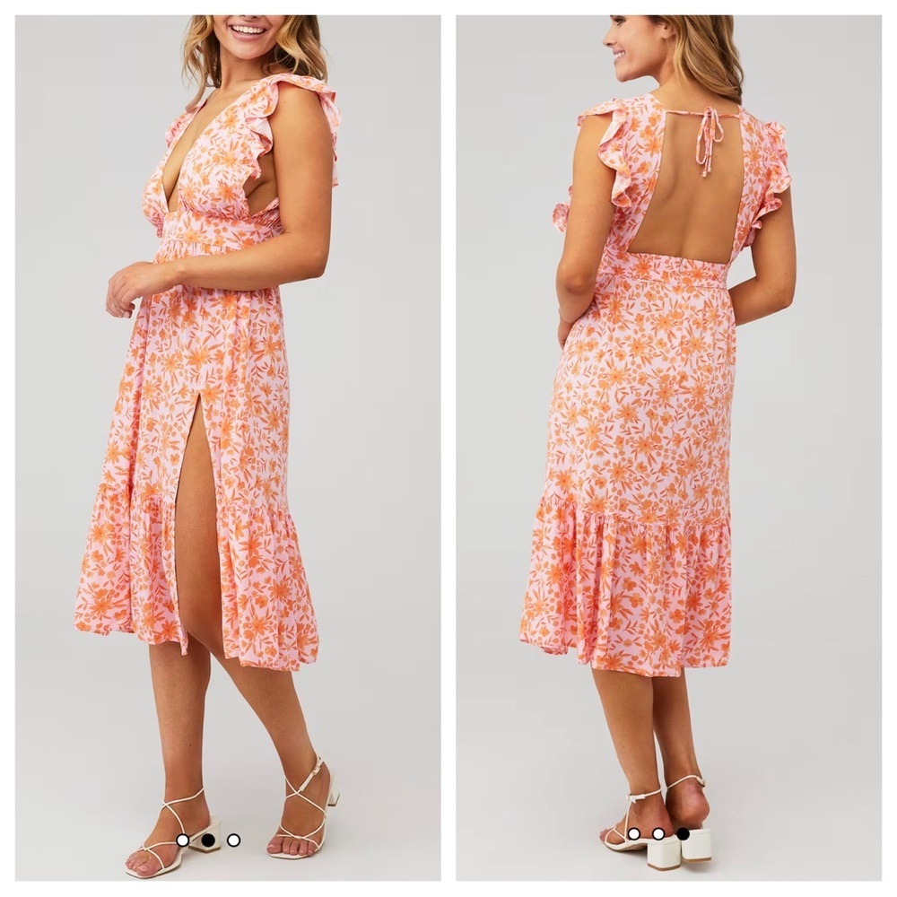 STILLWATER Jessie Mini Dress Summer Sorbet Mini Dress Floral Print 23875